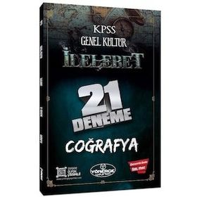 Yönerge Kpss Coğrafya İlelebet 21 Deneme Dijital Çözümlü