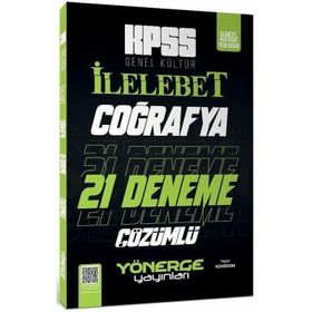 Yönerge Kpss Coğrafya İlelebet 21 Deneme Dijital Çözümlü