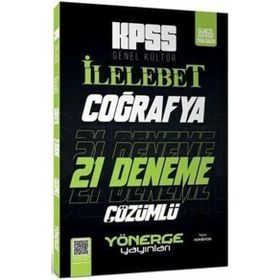Yönerge Kpss Coğrafya İlelebet 21 Deneme Dijital Çözümlü