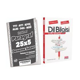 Yönerge Tyt Paragraf Deneme ve Akm Dil Bilgisi Soru Bankası Seti 2 Kitap