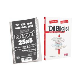 Yönerge Tyt Paragraf Deneme ve Akm Dil Bilgisi Soru Bankası Seti 2 Kitap