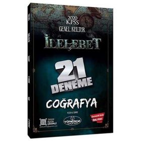 Yönerge Yayınları 2020 KPSS İlelebet Coğrafya Çözümlü 21 Deneme