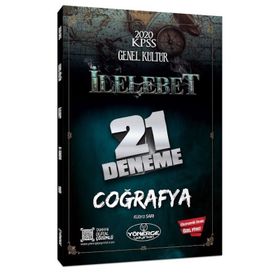 Yönerge Yayınları 2020 KPSS İlelebet Coğrafya Çözümlü 21 Deneme