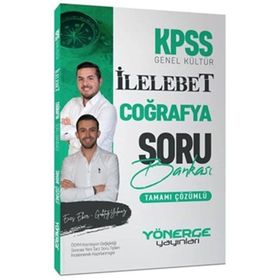 Yönerge Yayınları - KPSS Coğrafya İlelebet Soru Bankası