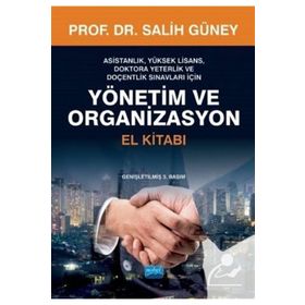 YÖNETİM VE ORGANIZASYON - SALIH GÜNEY