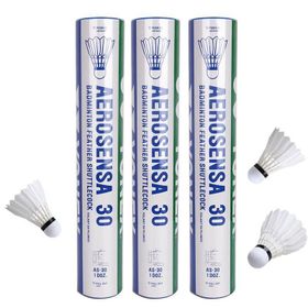 Yonex Aerosensa AS-30-2 12'li Kaz Tüyü Badminton Topu