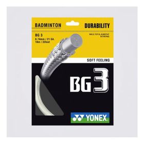Yonex BG 3 10M Beyaz Badminton Kordajı