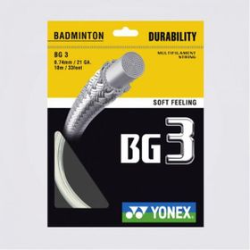 Yonex BG 3 10M Beyaz Badminton Kordajı