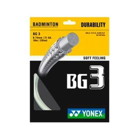 Yonex BG 3 10M Beyaz Badminton Kordajı