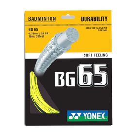 Yonex BG 65 10M Sarı Badminton Kordajı