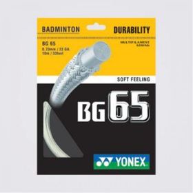 Yonex BG 65 10M Sarı Badminton Kordajı