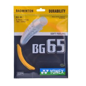 Yonex BG 65 10M Turuncu Badminton Kordajı