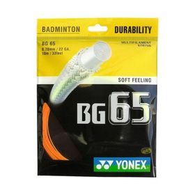 Yonex BG 65 10M Turuncu Badminton Kordajı