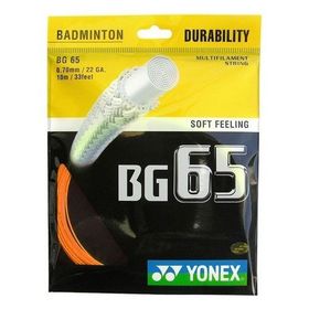 Yonex BG 65 10M Turuncu Badminton Kordajı