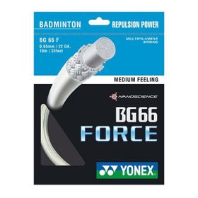 Yonex BG 66 Force 10M Beyaz Badminton Kordajı