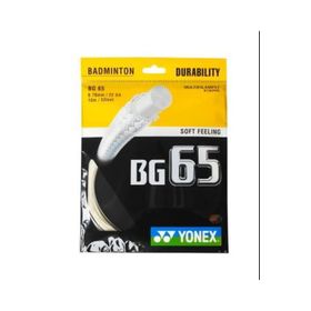 Yonex BG65 10 m Amber Beyazı Badminton Kordajı