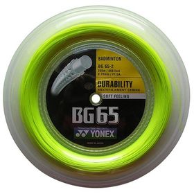 Yonex BG65-2 200 mt Kordajı Sarı Badminton Raket