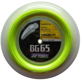 Yonex BG65-2 200 mt Kordajı Sarı Badminton Raket