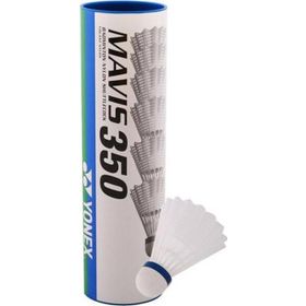 Yonex Mavis 350 6'lı Beyaz Badminton Topu