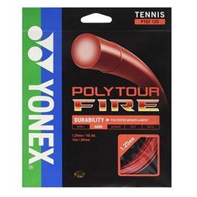 Yonex PT Fire 125 12M Kırmızı Tenis Kordajı