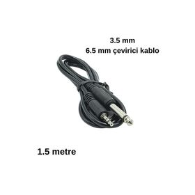 Yonextt 3.5 mm Stereo 6.5 mm Mono Çevirici Aux Ses Kablosu