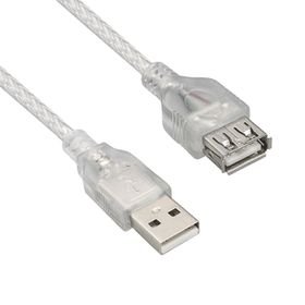 Yonextt Şeffaf 1.5 Metre USB 2.0 Uzatma Kablosu