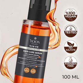 Yoon Durulanmayan Kabarma Önleyici Parlaklık ve Nemlendirmeye Yardımcı Besleyici 100 ml Saç Bakım Serumu