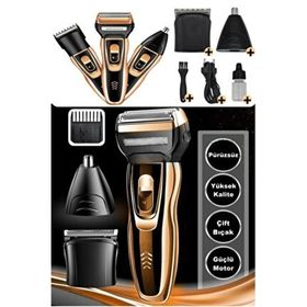 Yopigo YP 2020 Turbo Pro X Galaxy 3in1 Gold Tıraş Makinesi Seti