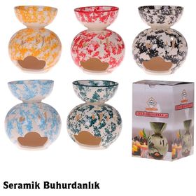 Yöreden Mutfağa Seramik Buhurdanlık
