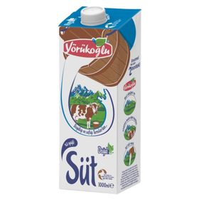 Yörükoğlu 1 lt Tam Yağlı Süt (12 adet)