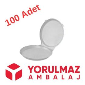 Yorulmaz Ambalaj 100 Adet Köpük Pizza Taşıma Kutusu