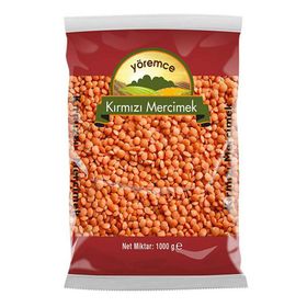 Yörümce 1 kg Top Tane Kırmızı Mercimek