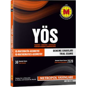 YÖS Deneme Sınavları 30 Sınav Metropol Yayınları
