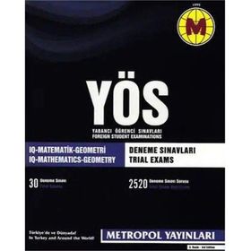 YÖS Deneme Sınavları 30 Sınav Metropol Yayınları