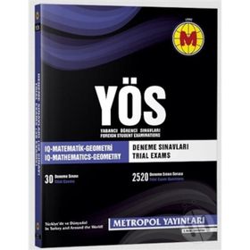 YÖS Deneme Sınavları 30 Sınav Metropol Yayınları