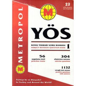 YÖS Genel Tekrar Soru Bankası Seti 1 2 3 Metropol Yayınları
