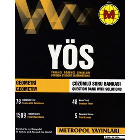 YÖS Geometri Çözümlü Soru Bankası - Metropol Yayınları Komisyon