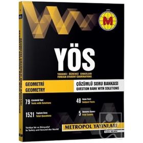 YÖS Geometri Çözümlü Soru Bankası - Metropol Yayınları Komisyon