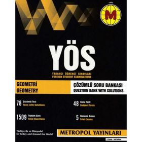 YÖS Geometri Çözümlü Soru Bankası Metropol Yayınları