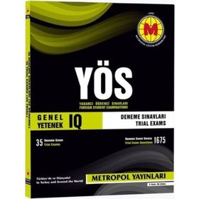 YÖS IQ Deneme Sınavları 35 Sınav Metropol Yayınları