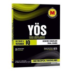 YÖS IQ Deneme Sınavları 35 Sınav Metropol Yayınları
