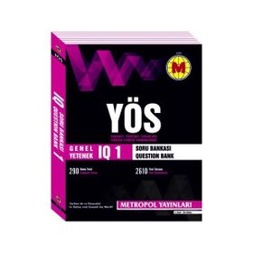 YÖS IQ Soru Bankası 1 - Metropol Yayınları Komisyon