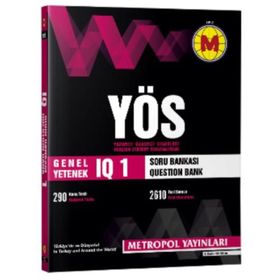 YÖS IQ Soru Bankası 1 - Metropol Yayınları Komisyon