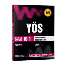 YÖS IQ Soru Bankası 1 - Metropol Yayınları Komisyon