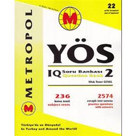 YÖS IQ Soru Bankası 2 - Metropol Yayınları Komisyon