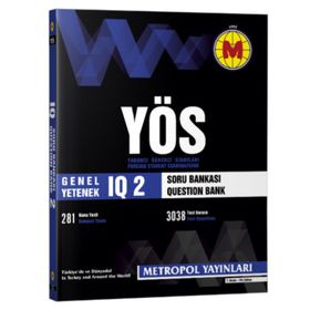 YÖS IQ Soru Bankası 2 - Metropol Yayınları Komisyon