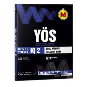 YÖS IQ Soru Bankası 2 - Metropol Yayınları Komisyon