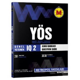 YÖS IQ Soru Bankası 2 - Metropol Yayınları Komisyon
