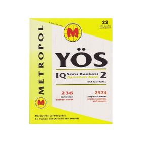 YÖS IQ Soru Bankası 2 - Metropol Yayınları Komisyon