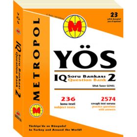 YÖS IQ Soru Bankası 2 - Metropol Yayınları Komisyon